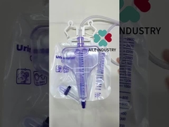 2000ml Bolso de orina de lujo para adultos Bolsas de orina Colección de orina portátil